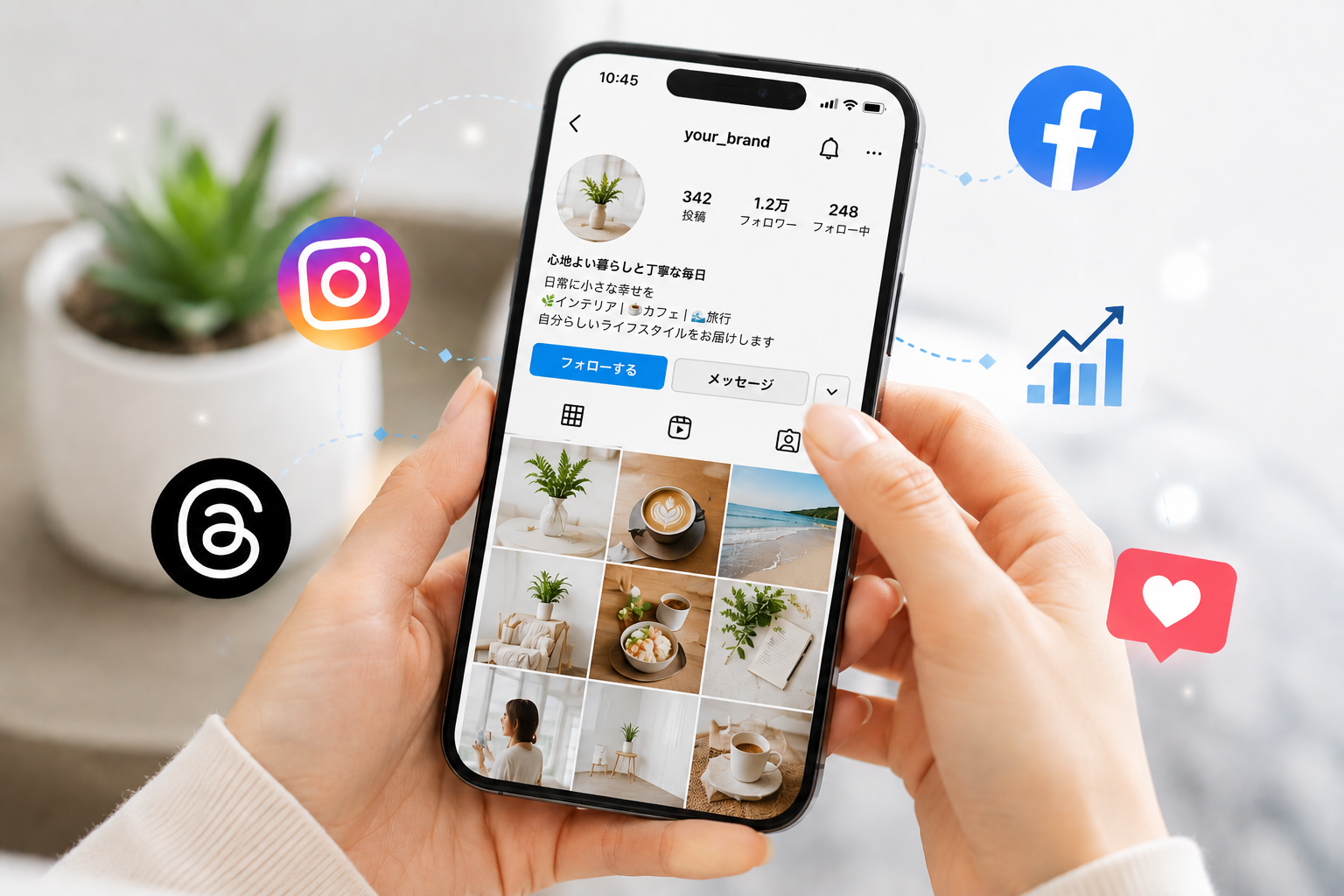 SNS支援（Instagram・Threads・広告運用・インフルエンサー支援）